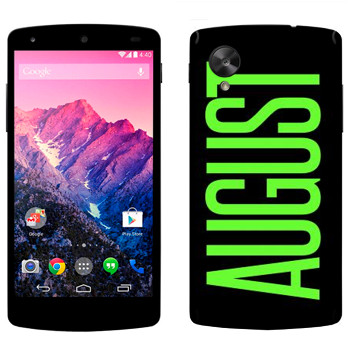   «August»   LG Nexus 5