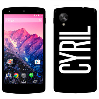   «Cyril»   LG Nexus 5
