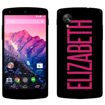   «Elizabeth»   LG Nexus 5