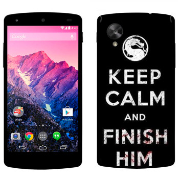   «Keep calm and Finish him Mortal Kombat»   LG Nexus 5