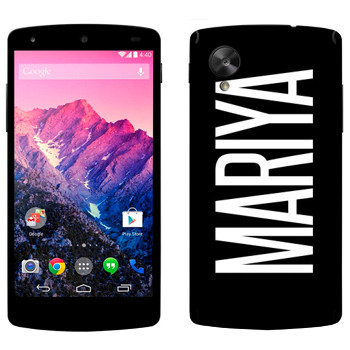   «Mariya»   LG Nexus 5