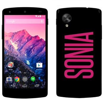   «Sonia»   LG Nexus 5