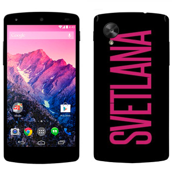   «Svetlana»   LG Nexus 5