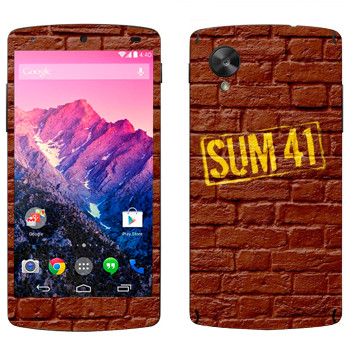   «- Sum 41»   LG Nexus 5