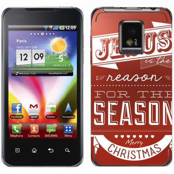   «Jesus is the reason for the season»   LG Optimus 2X