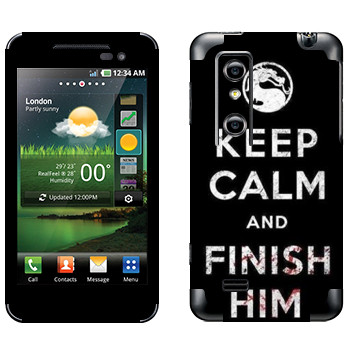   «Keep calm and Finish him Mortal Kombat»   LG Optimus 3D