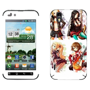   « ,  ,  ,   - K-on»   LG Optimus Black/White