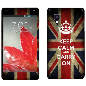   «Keep calm and carry on»   LG Optimus G