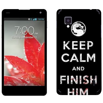   «Keep calm and Finish him Mortal Kombat»   LG Optimus G