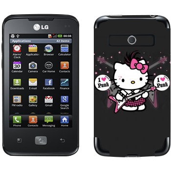   «Kitty - I love punk»   LG Optimus Hub