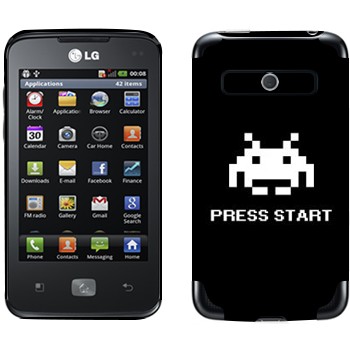   «8 - Press start»   LG Optimus Hub