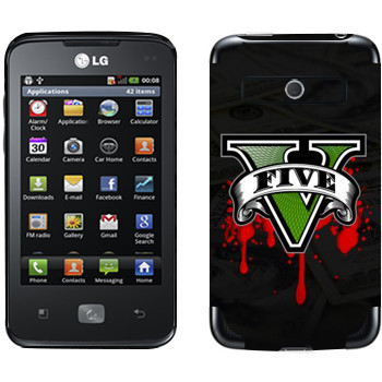   «GTA 5 - logo blood»   LG Optimus Hub