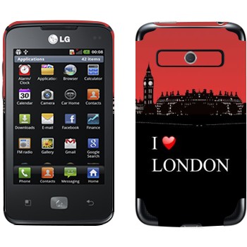   «I love London»   LG Optimus Hub