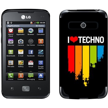   «I love techno»   LG Optimus Hub