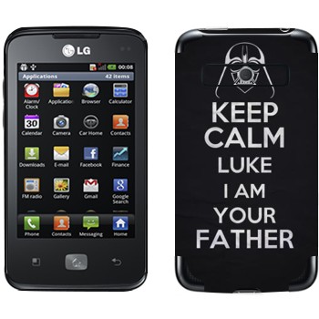   «Keep Calm Luke I am you father»   LG Optimus Hub