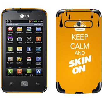   «Keep calm and Skinon»   LG Optimus Hub