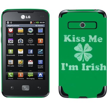   «Kiss me - I'm Irish»   LG Optimus Hub