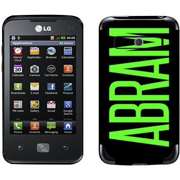   «Abram»   LG Optimus Hub