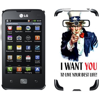   « : I want you!»   LG Optimus Hub