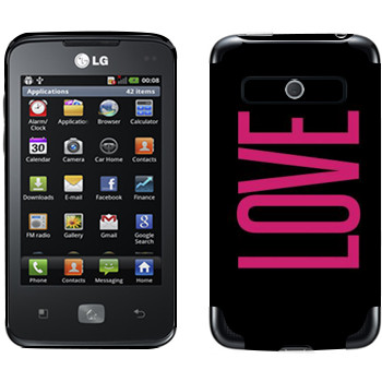   «Love»   LG Optimus Hub