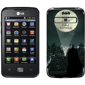   «Keep calm and call Batman»   LG Optimus Hub