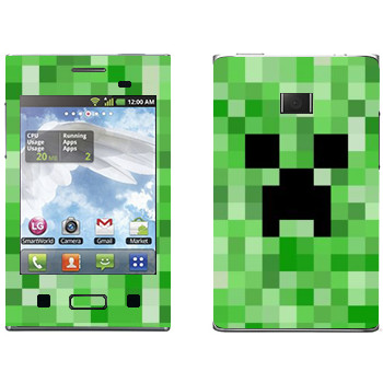   «Creeper face - Minecraft»   LG Optimus L3