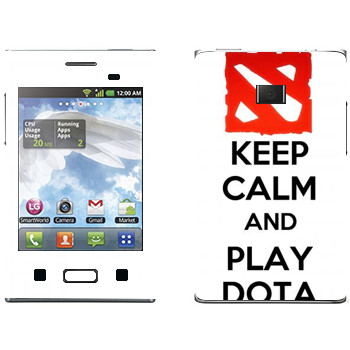   «Keep calm and Play DOTA»   LG Optimus L3