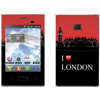   «I love London»   LG Optimus L3