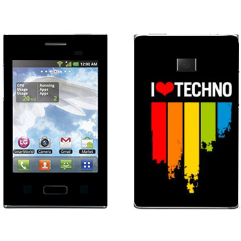   «I love techno»   LG Optimus L3