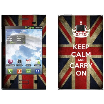   «Keep calm and carry on»   LG Optimus L3
