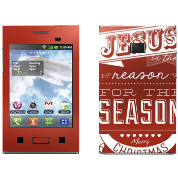  «Jesus is the reason for the season»   LG Optimus L3