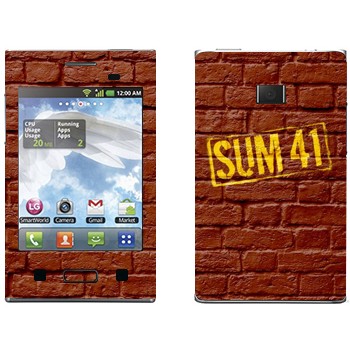  «- Sum 41»   LG Optimus L3