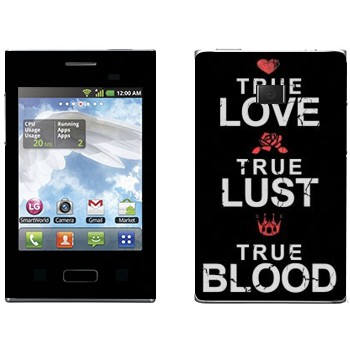   «True Love - True Lust - True Blood»   LG Optimus L3