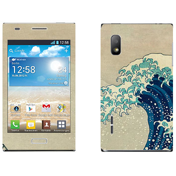   «The Great Wave off Kanagawa - by Hokusai»   LG Optimus L5