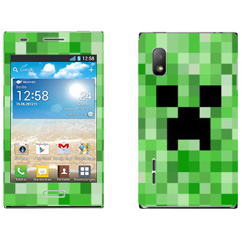   «Creeper face - Minecraft»   LG Optimus L5