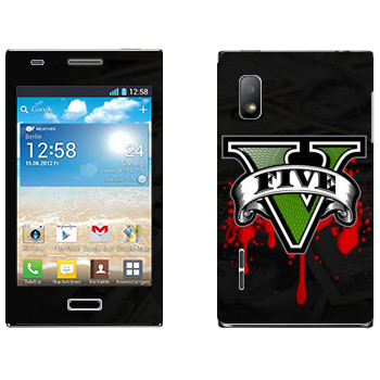   «GTA 5 - logo blood»   LG Optimus L5