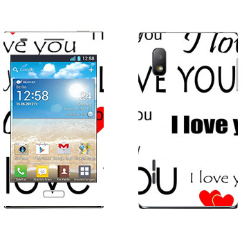   «I Love You -   »   LG Optimus L5