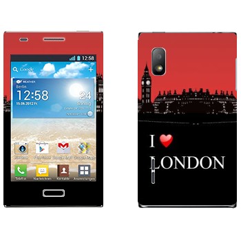   «I love London»   LG Optimus L5