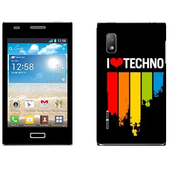   «I love techno»   LG Optimus L5