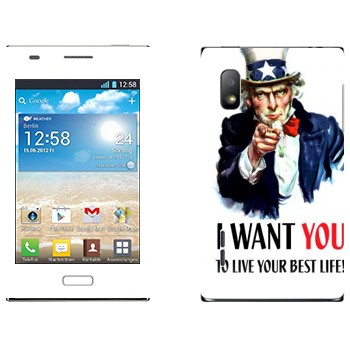   « : I want you!»   LG Optimus L5