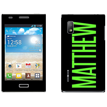   «Matthew»   LG Optimus L5