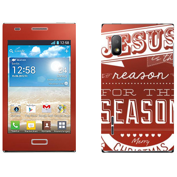   «Jesus is the reason for the season»   LG Optimus L5