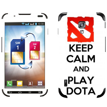   «Keep calm and Play DOTA»   LG Optimus L7 II Dual