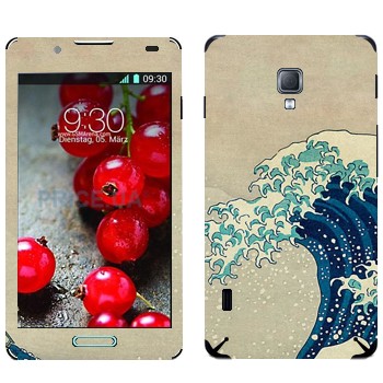   «The Great Wave off Kanagawa - by Hokusai»   LG Optimus L7 II