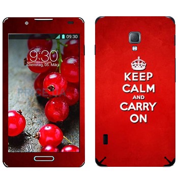   «Keep calm and carry on - »   LG Optimus L7 II