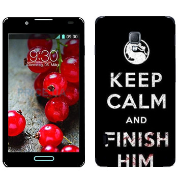   «Keep calm and Finish him Mortal Kombat»   LG Optimus L7 II