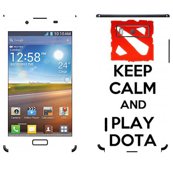   «Keep calm and Play DOTA»   LG Optimus L7