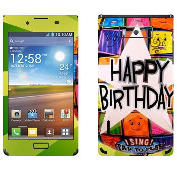   «  Happy birthday»   LG Optimus L7