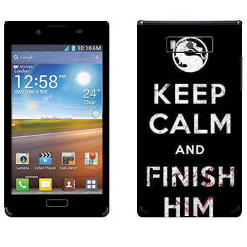   «Keep calm and Finish him Mortal Kombat»   LG Optimus L7