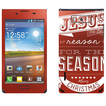   «Jesus is the reason for the season»   LG Optimus L7